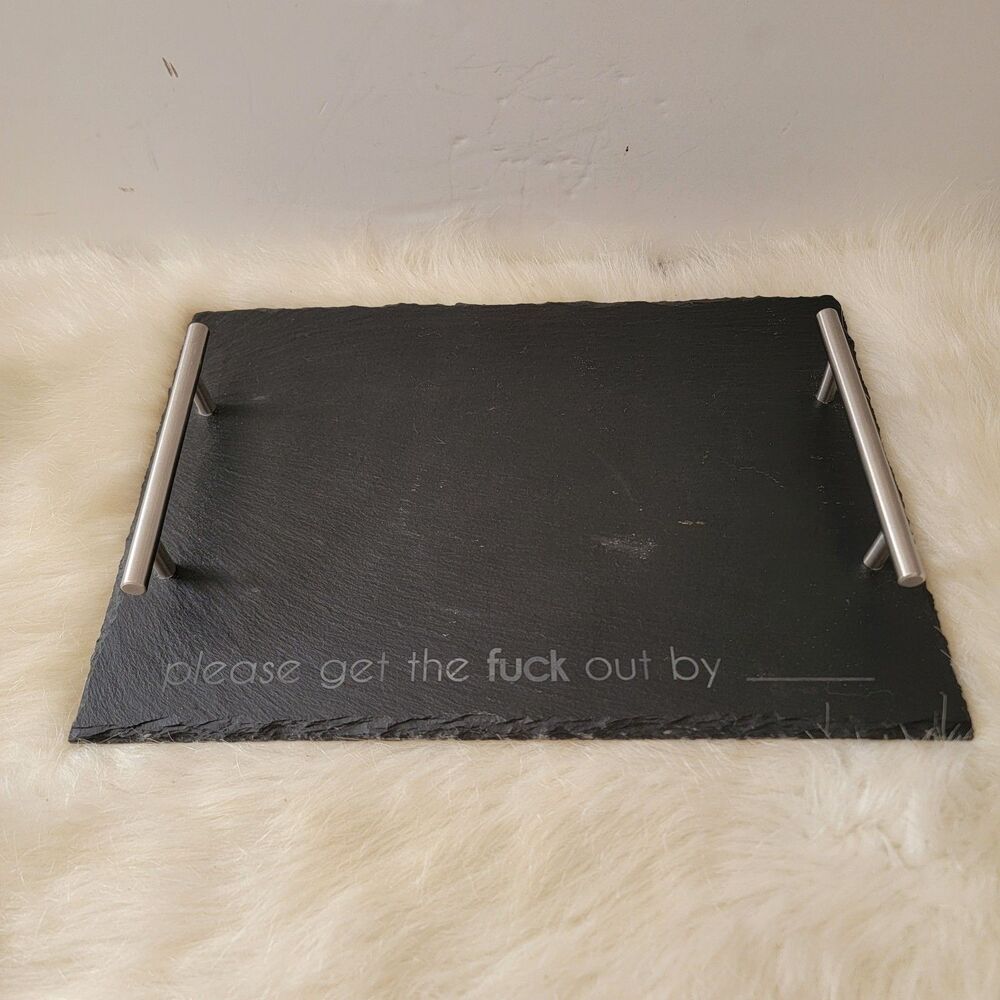 slate novelty serving tray charcuterie board  cheese tray House Warming Gift